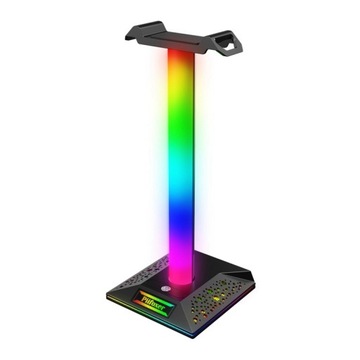 RGB słuchawki gamingowe stojak wieszak na słuchawk