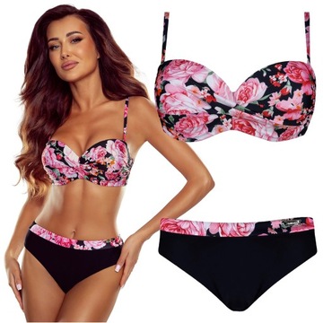 Strój kąpielowy dwuczęściowy push up GABBIANO Evita-DX 01/A 36B S 70B