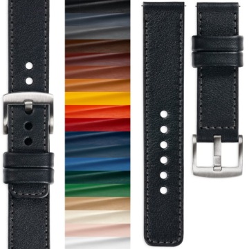Pásek pro chytré hodinky 18-26 mm kožený custom premium Polský Movear