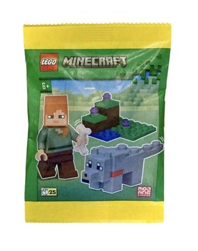 LEGO Minecraft Minifigure Polybag - Alex and Wolf #662404