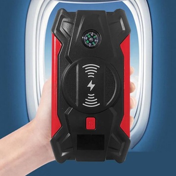 МОЩНЫЙ СТАРТЕР-БУСТЕР POWERBANK НАБОР ФАКЕЛОВ 12 В 20 000 мАч