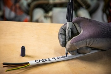 Строительный маркер SHARPIE, перманентная ручка, водонепроницаемый, тонкий, 1,0 мм, черный