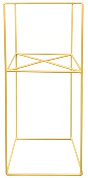 ПОДСТАВКА ДЛЯ ЦВЕТОВ ПОЛКИ ДЛЯ ЦВЕТОВ РАСТЕНИЯ МЕТАЛЛ ЛОФТ золото 60 см