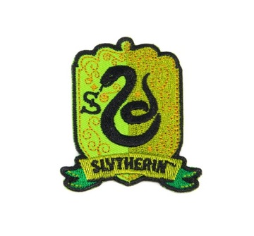 Markowe naszywki na ubrania Harry Potter Slytherin Naprasowanka filmowa