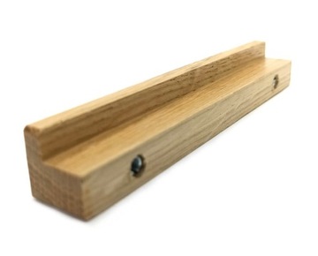 МЕБЕЛЬНАЯ РУЧКА ДЛЯ ПОДОКОННИКА L МАССИВ ДУБА L-160MM