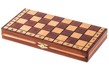КВАДРАТ - КРОЛЕВСКИЕ 36 деревянных шахматных фигур - Сожженные