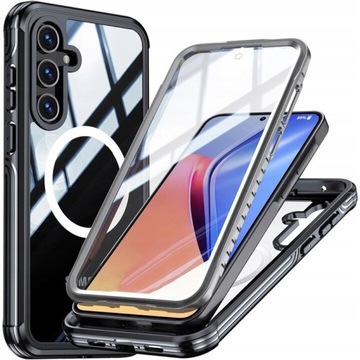 Etui PANCERNE FULL PROTECT 360° do MAGSAFE OBUDOWA DO SAMSUNG GALAXY A55 5G