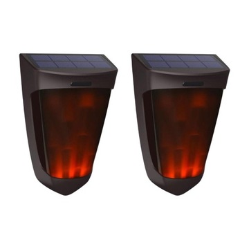 2 szt. Lampy płomieniowe IP64 Wodoodporne oświetle