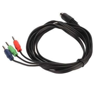 9-контактный кабель Plug and Play Mini DIN на 3 постоянного тока, 3,5 мм