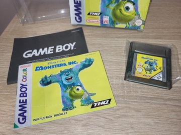 MONSTERS INC INC. - GAME BOY COLOR GBC KOMPLET +PROTEKTOR