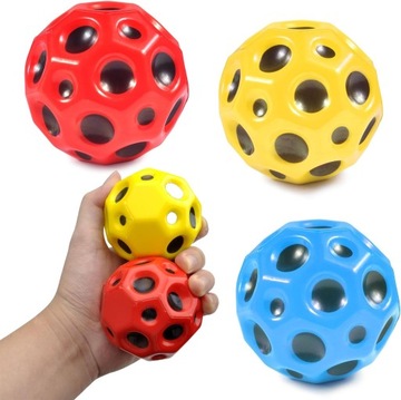 PIŁKA SKACZĄCA WYSOKO ODBIJAJĄCA BOUNCY BALL WYCZYNOWA DZIECI PREZENT 3 SZT