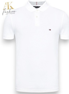 Koszulka Polo Tommy Hilfiger MW0MW17770 Biała r. XXXL