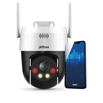 DAHUA P5AE-PV Obrotowa Kamera PTZ WiFi Odstraszanie Aplikacja Apka 5MPx 2K