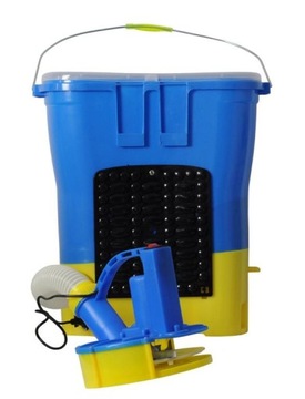 АККУМУЛЯТОРНАЯ СЕЯЛКА РЮКЗАК РАЗБРАСЫВАТЕЛЬ ДЛЯ СЕМЕН ТРАВЫ УДОБРЕНИЙ 20л 12В