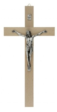 KRZYŻ WISZĄCY DREWNIANY 30 cm.