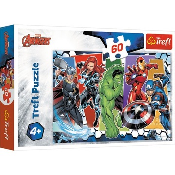 UKŁADANKA PUZZLE 60 ELEMENTÓW MARVEL DISNEY