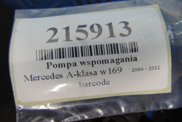 MERCEDES A TŘÍDA W169 1.7D ČERPADLO SERVA ELEKTRICKÁ A1684660101