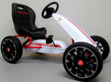 GOKART G6 ABARTH С ПЕДАЛЬЮ, КОЛЕСА ИЗ ПЕНЫ ЭВА, ТОРМОЗ