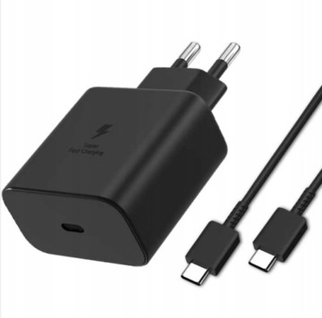 Ładowarka Sieciowa Szybka 45w + 2m Kabel Usb-C