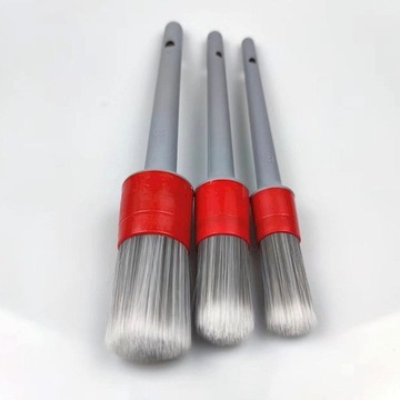 3x zestaw pędzli do automatycznego detalowania, zestaw pędzli do automatycznego detalowania, uniwersalny, odporny na zarysowania