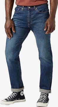 Spodnie Długie Jeansowe Levi's 505 Regular W34 L34