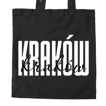 torba czarna Pamiątka Kraków
