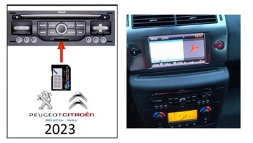НАВИГАЦИОННАЯ КАРТА CITROEN C4 2023 РНЕГ РАДАР
