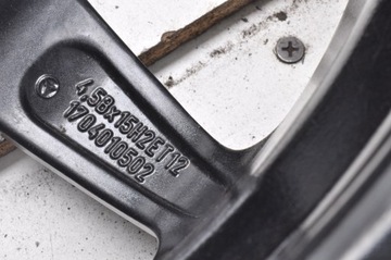 MERCEDES SLK W170 R170 KOLO DOJEZDOVÉ REZERVA 15 PALCŮ 1704010502