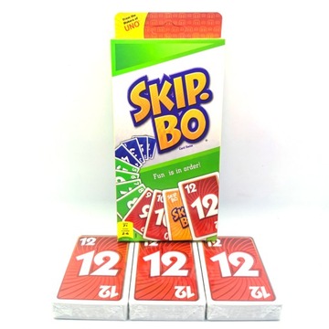 SKIP BO SKIP-BO GAME Mattel UNO 162 cards