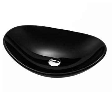 OUTLET VELDMAN SZKLANA UMYWALKA CZARNA LBL7015