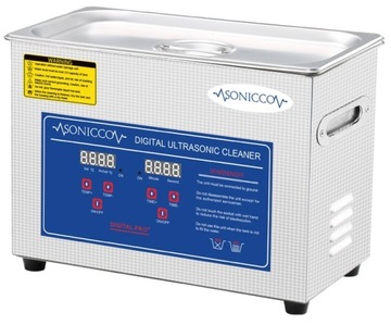 Ультразвуковой очиститель ванны 4,5л, косметический стерилизатор для мытья деталей