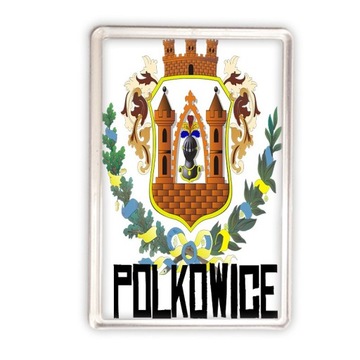 magnes akrylowy herb Polkowice