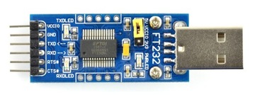 USB-UART преобразователь FTDI FT232RL - USB-штекер