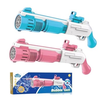 BUBBLE GUN BUBBLE МАШИНА АВТОМАТИЧЕСКАЯ + ЖИДКОСТЬ + КОНЦЕНТРАТ БАЗУКИ