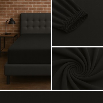 Простыня на резинке 200х220 см трикотаж 100% хлопок польское качество цвета