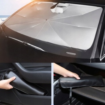 АВТОМОБИЛЬНЫЕ ЖАЛЮЗИ СОЛНЦЕЗАЩИТНЫЙ ЗОНТ ДЛЯ ПЕРЕДНЕГО ОКНА АВТОМОБИЛЯ + КРИВОЙ