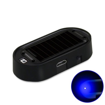 Auto Solar charging Car LED Security System Warning Light Auto Day Night