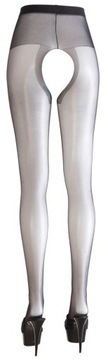 Rajstopy z otwartym kroczem XL Cottelli Legwear