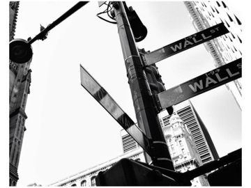 40x50cm Wall Street Mith Huang obraz