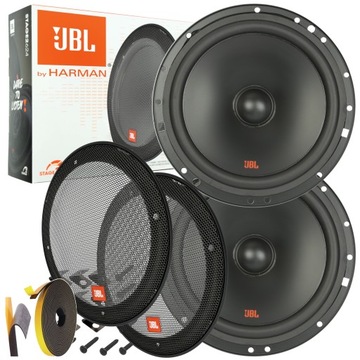 Głośniki JBL STAGE2 624 16,5cm 240W + mata wygłuszająca do drzwi samochodu
