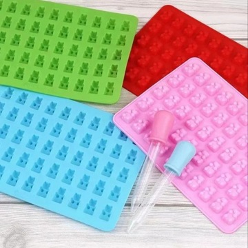 СИЛИКОНОВЫЕ МИШКИ ШОКОЛАДНЫЕ ПРРАЛИНЕ ЖЕЛЕЙНЫЕ МИШКИ МИШКИ ТЕДДИ 391