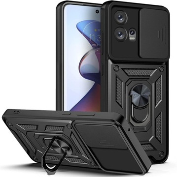 ETUI PANCERNE SLIDE do MOTOROLA MOTO G72 +SZKŁO
