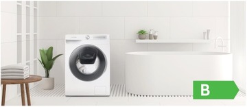 СТИРАЛЬНАЯ МАШИНА SAMSUNG WW80T654DLH 8 кг 1400 об/мин белый B