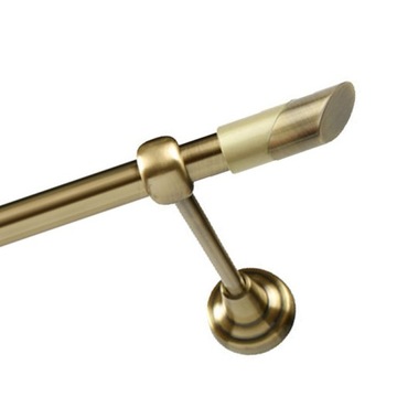 Karnisz 100 cm 16 mm pojedynczy bez żabek złoty