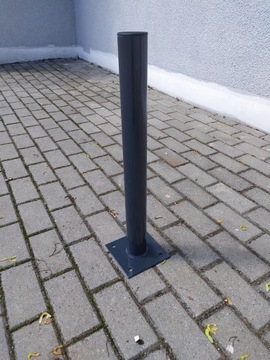 SŁUPEK PARKINGOWY NA PODSTAWIE ANTRACYT 100CM