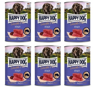 Happy Dog Sensible Pure Italy 100% Bawoła 6 x 400g