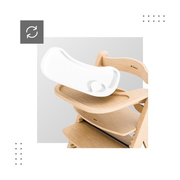 Стульчик для кормления 4в1 TULANO Morsel 40 Natural на срок до 12 лет