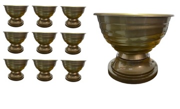 DONICZKA PCV PUCHAR FI 18 CM OSŁONKA IKEBANA NA STOPCE, DO STROIKÓW - HURT.