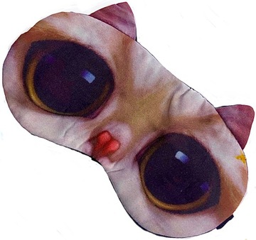 OPASKA NA OCZY MASKA DO SPANIA SNU RELAKSU KOT