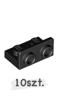 LEGO 10szt Klocek Płytka łamana 1x2 Black czarny 99780 Nowy